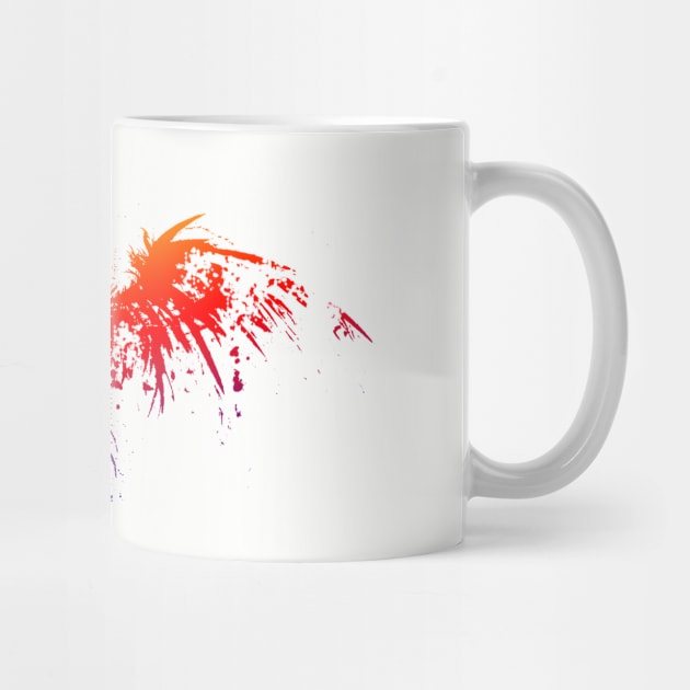 A Paint splash of eagle by Totallytees55